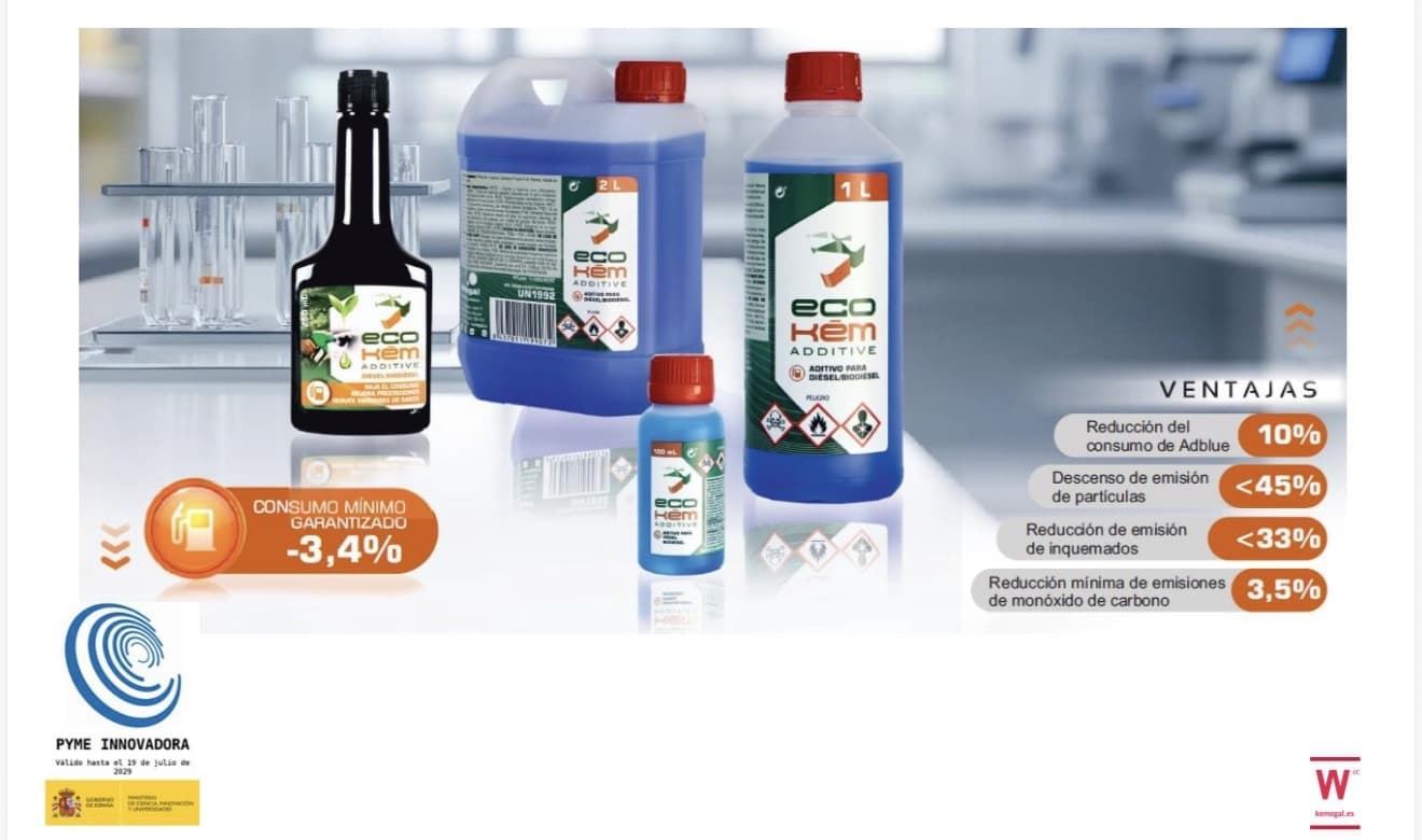 ECOKEM ADICTIVO PARA DIÉSEL Y BIODIESEL ( 2 LITROS) - Imagen 10